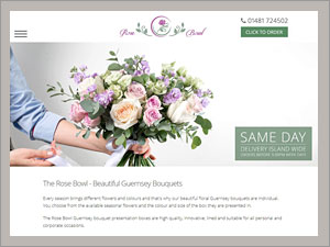 Rose Bowl Guernsey florist.