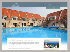 Vazon Bay self catering apartments.